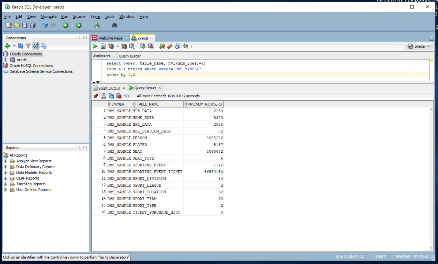 Oracle Migration :: How to Build a Redshift Demo